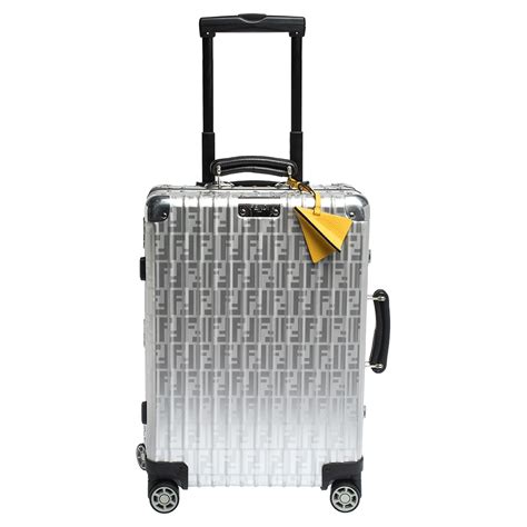 Fendi X Rimowa Aluminum Cabin Trolle